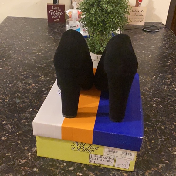 Womens Block Heel Pump 7.5 - Picture 3 of 4